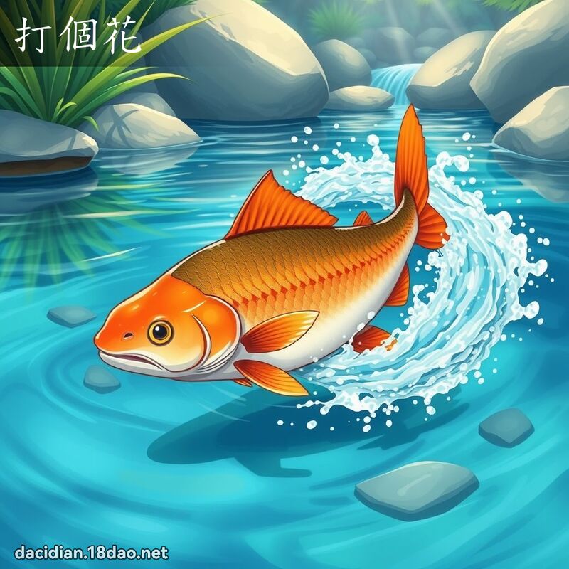 打個花 - 國語大辭典配圖