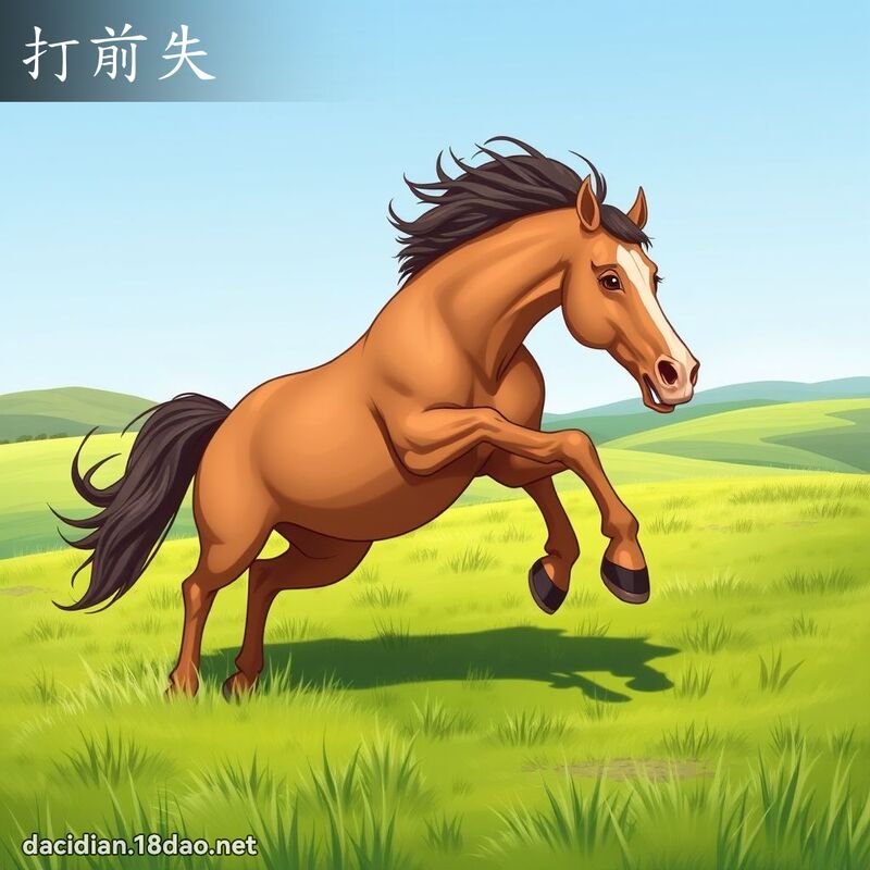 打前失 - 国语大辞典配图