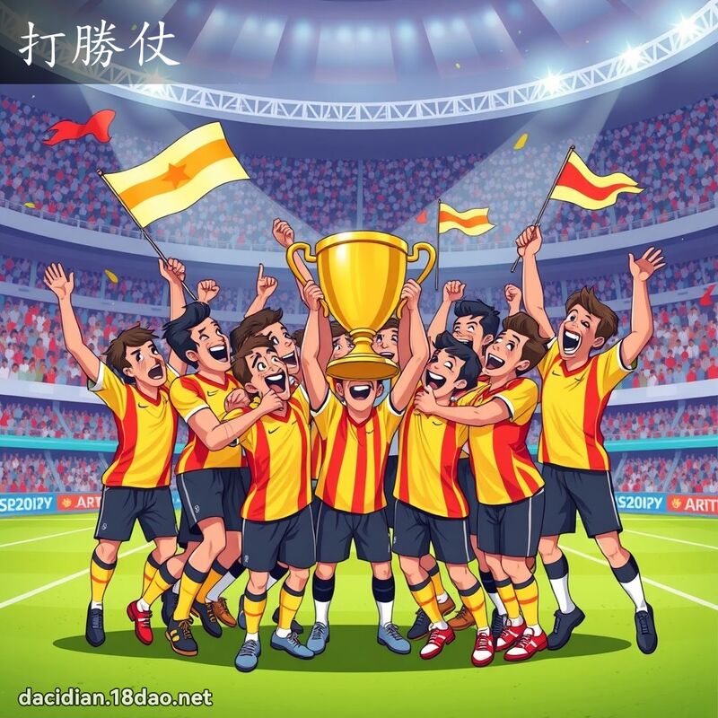 打胜仗 - 国语大辞典配图