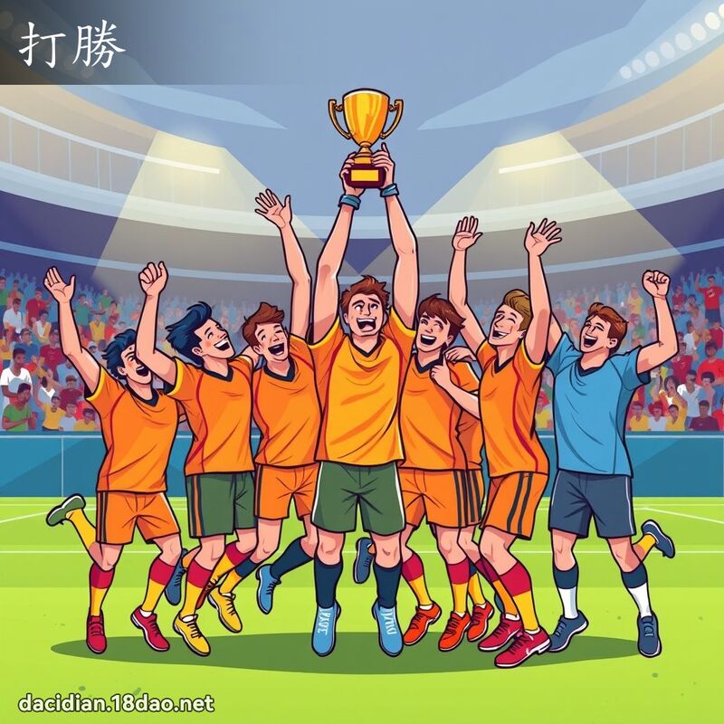 打胜 - 国语大辞典配图