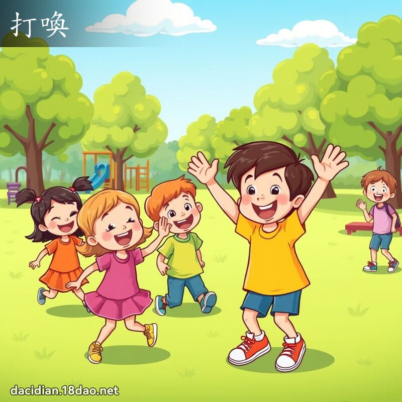 打唤 - 国语大辞典配图