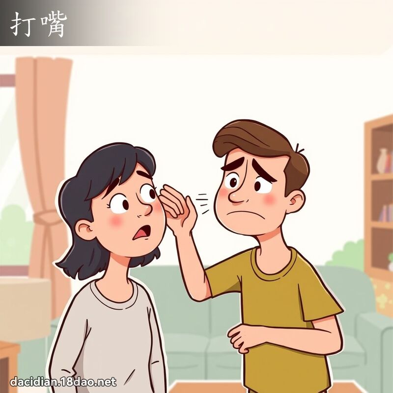 打嘴 - 國語大辭典配圖