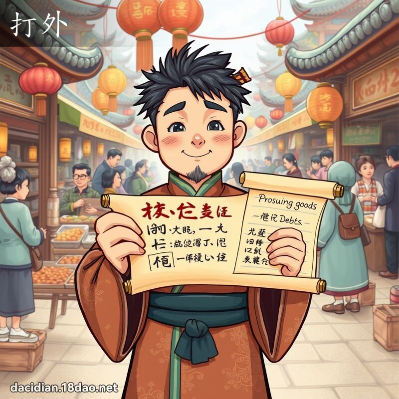 打外 - 國語大辭典配圖