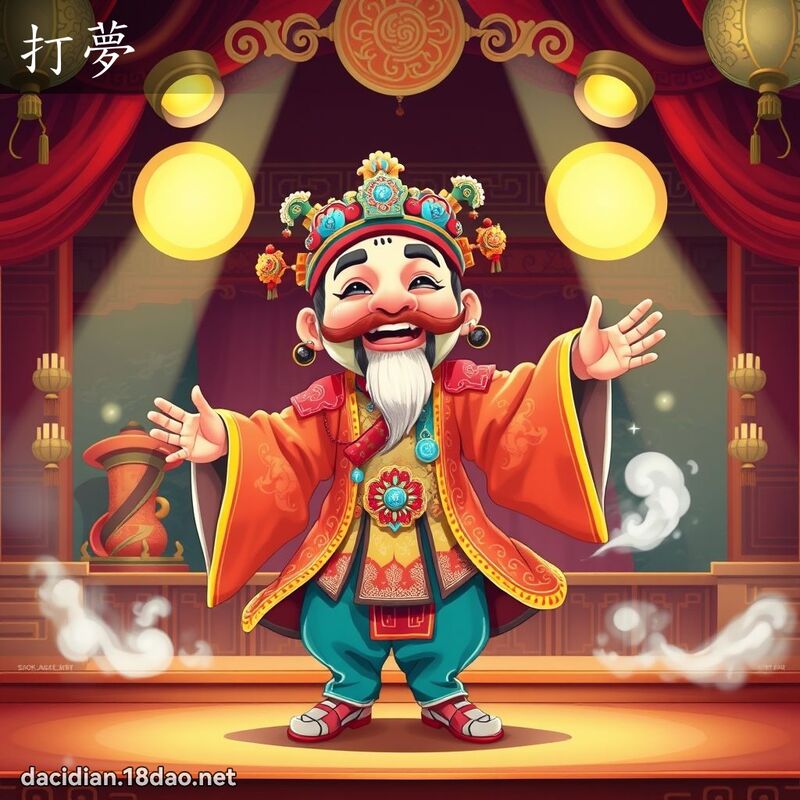 打梦 - 国语大辞典配图