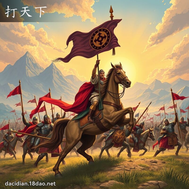 打天下 - 國語大辭典配圖