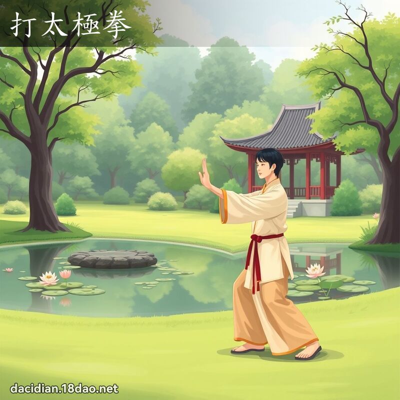 打太极拳 - 国语大辞典配图