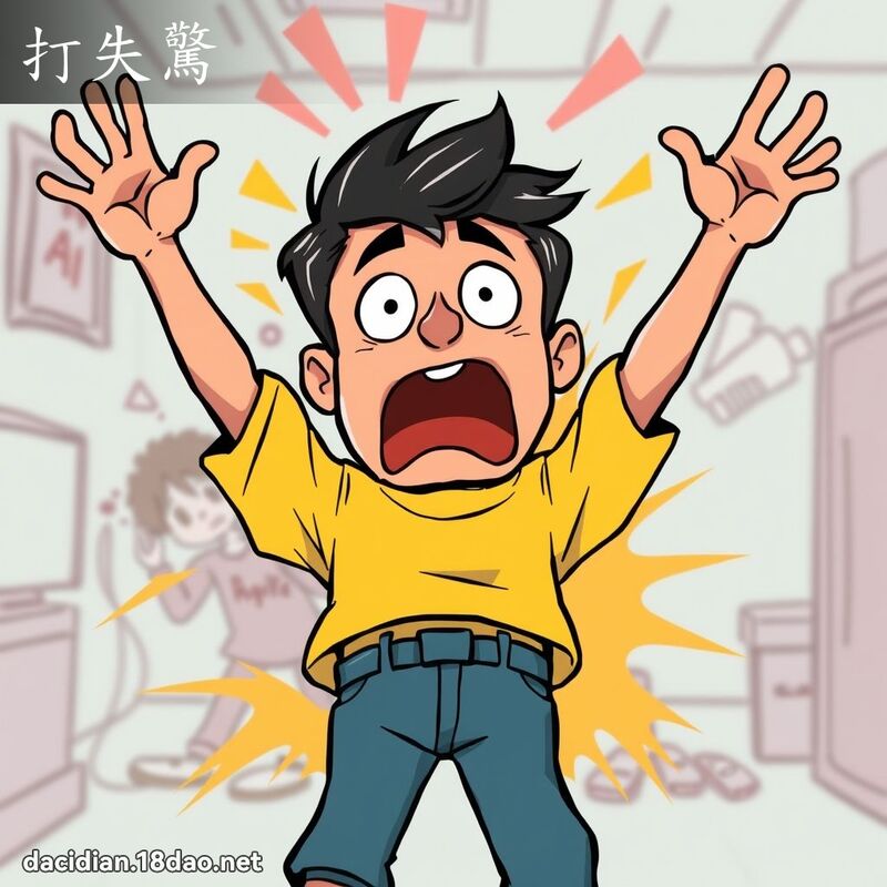 打失惊 - 国语大辞典配图