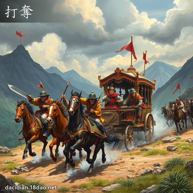 打奪 - 國語大辭典配圖