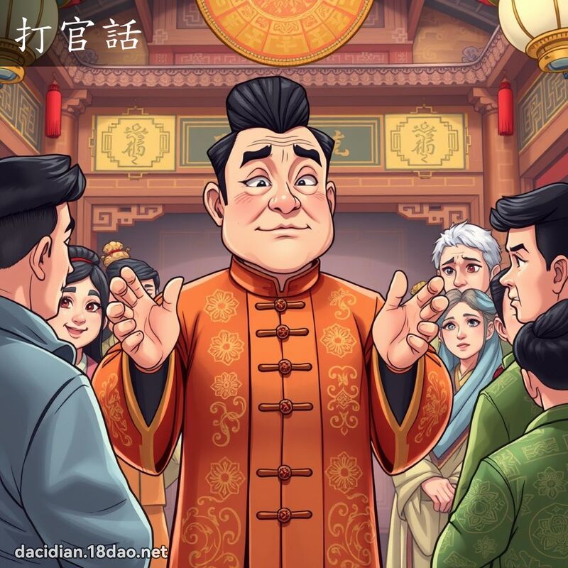 打官話 - 國語大辭典配圖