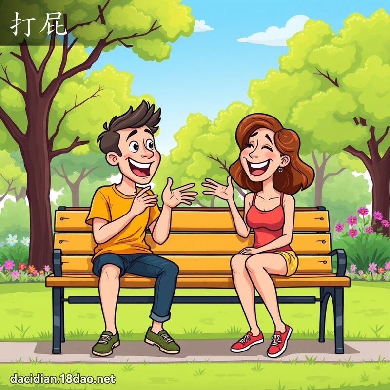 打屁 - 國語大辭典配圖