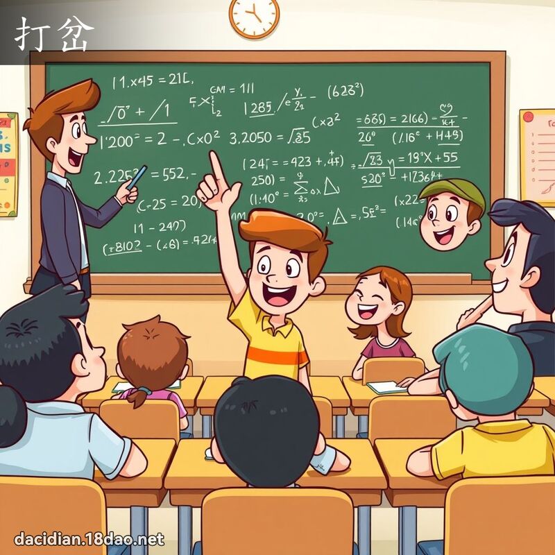 打岔 - 国语大辞典配图