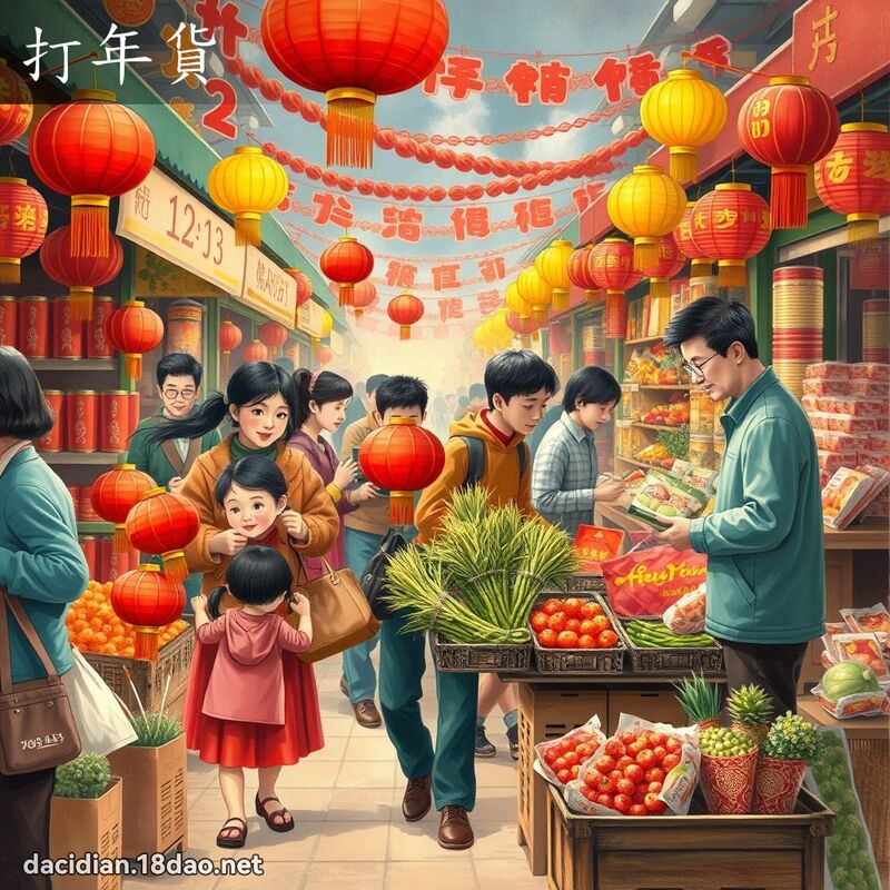打年货 - 国语大辞典配图