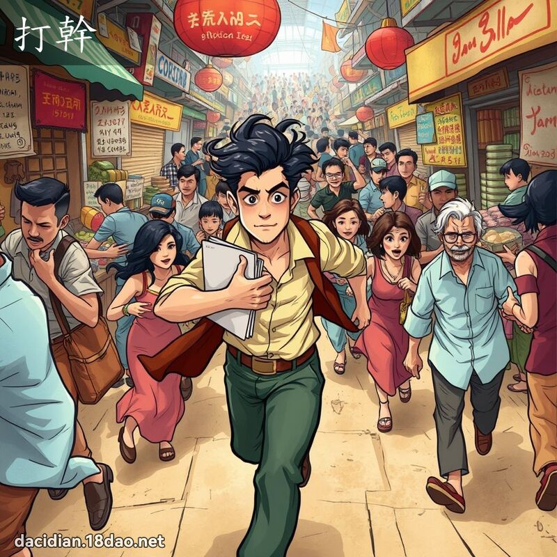 打干 - 国语大辞典配图
