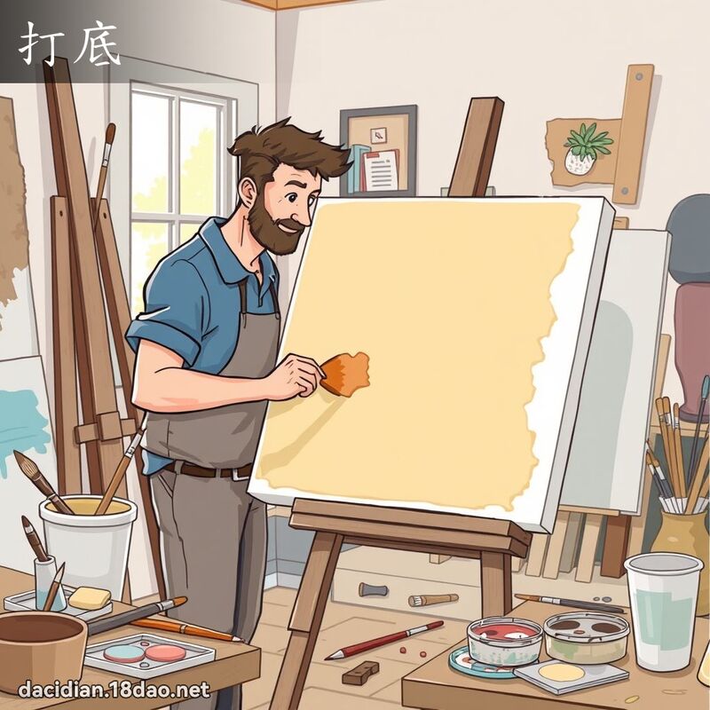 打底 - 国语大辞典配图