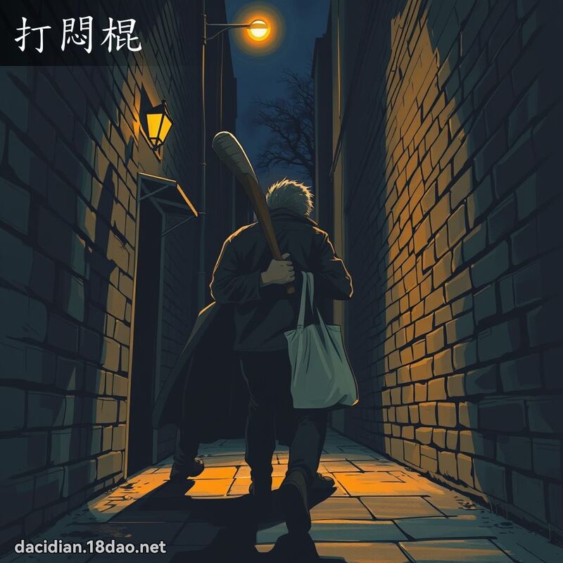 打闷棍 - 国语大辞典配图