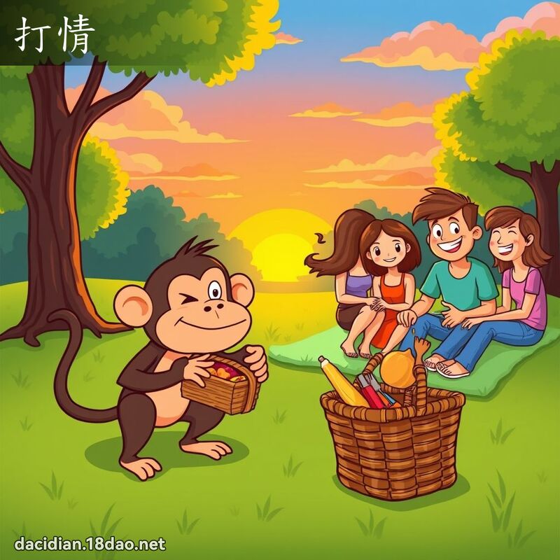 打情 - 國語大辭典配圖