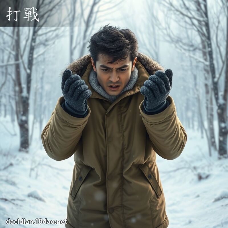 打戰 - 國語大辭典配圖