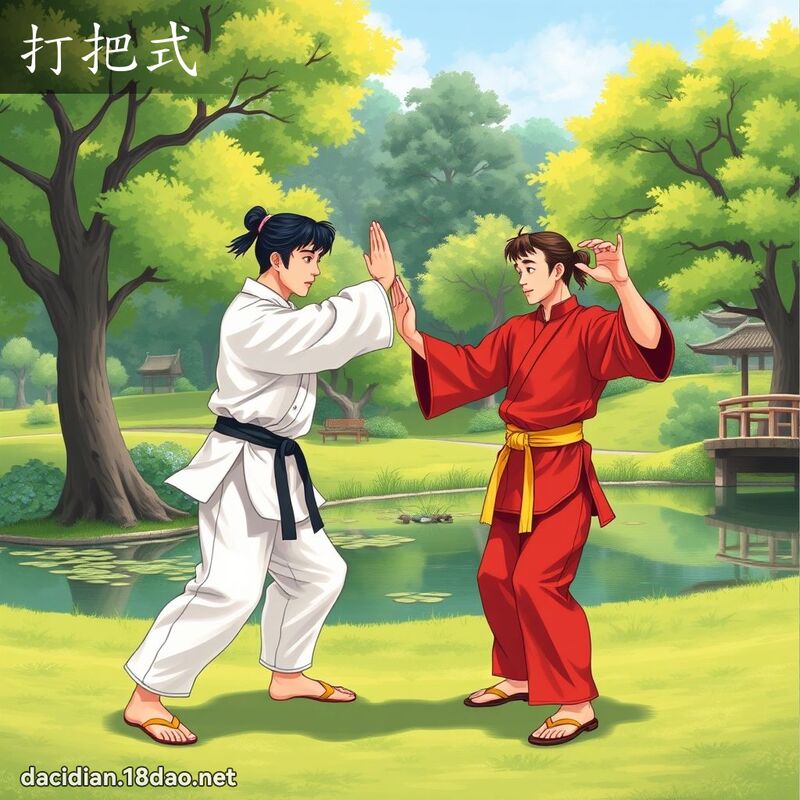 打把式 - 国语大辞典配图