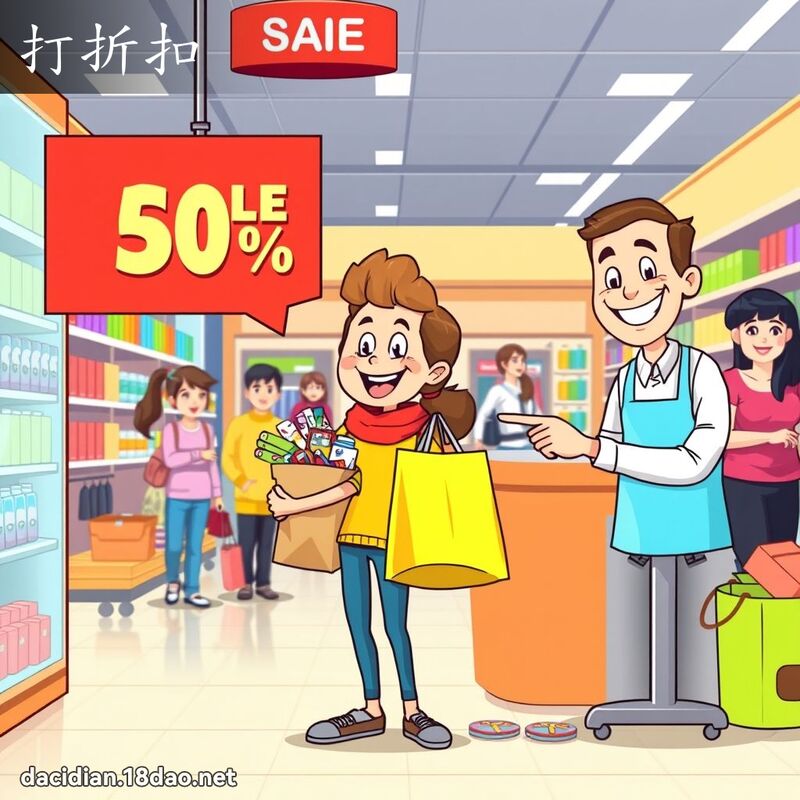 打折扣 - 国语大辞典配图