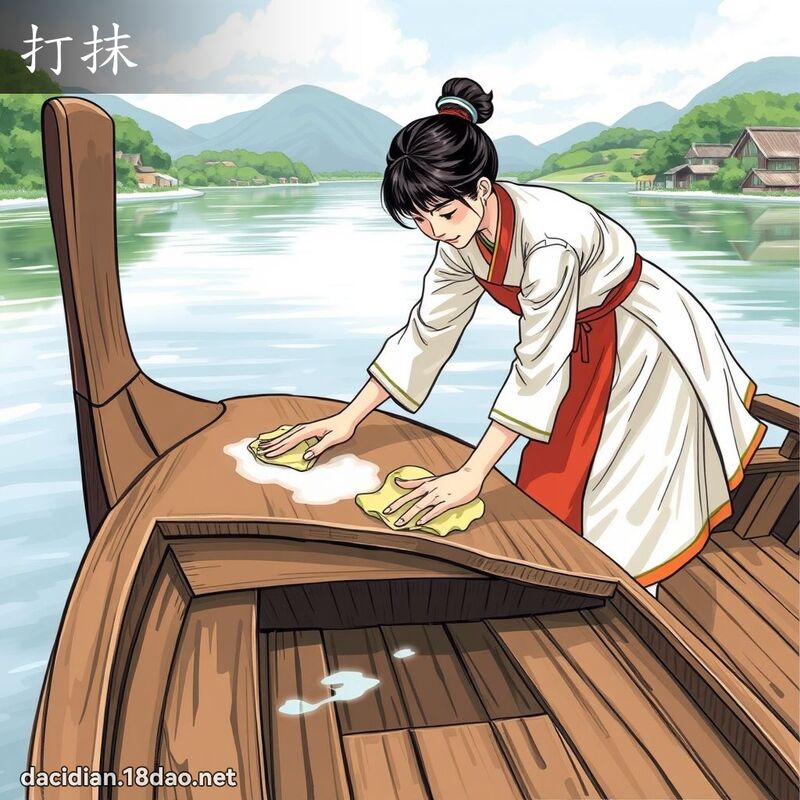 打抹 - 國語大辭典配圖