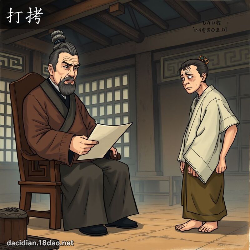 打拷 - 国语大辞典配图