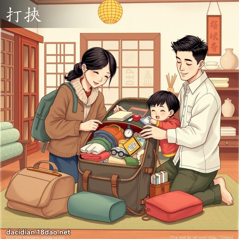 打挾 - 國語大辭典配圖