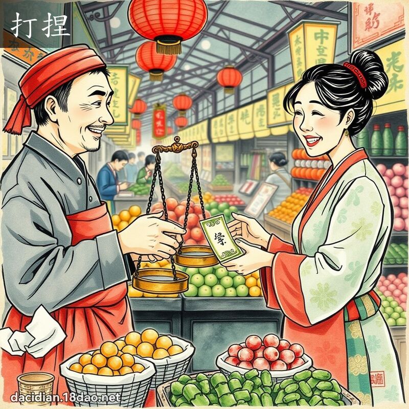 打捏 - 国语大辞典配图
