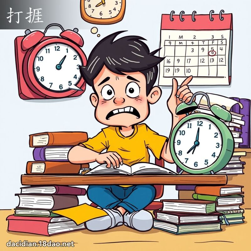 打捱 - 国语大辞典配图