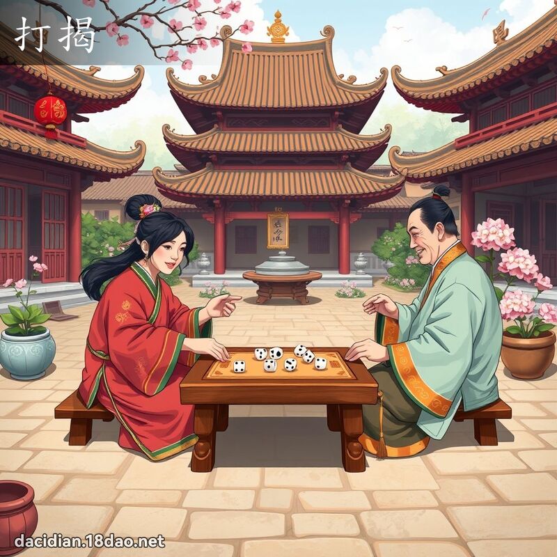 打揭 - 国语大辞典配图