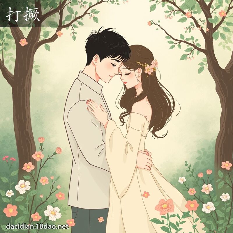 打撅 - 國語大辭典配圖