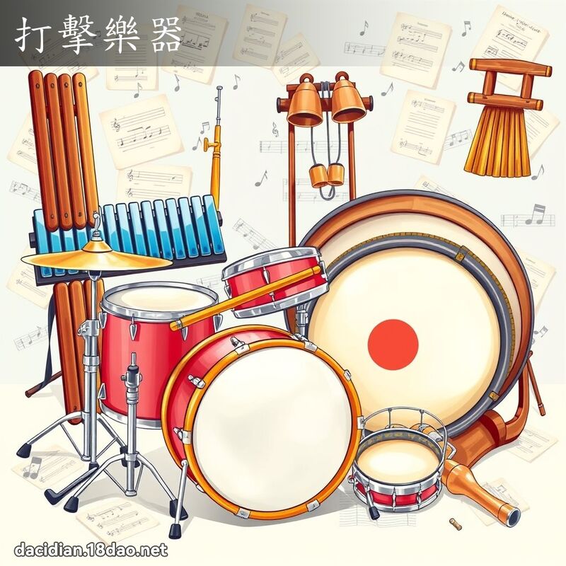 打擊樂器 - 國語大辭典配圖