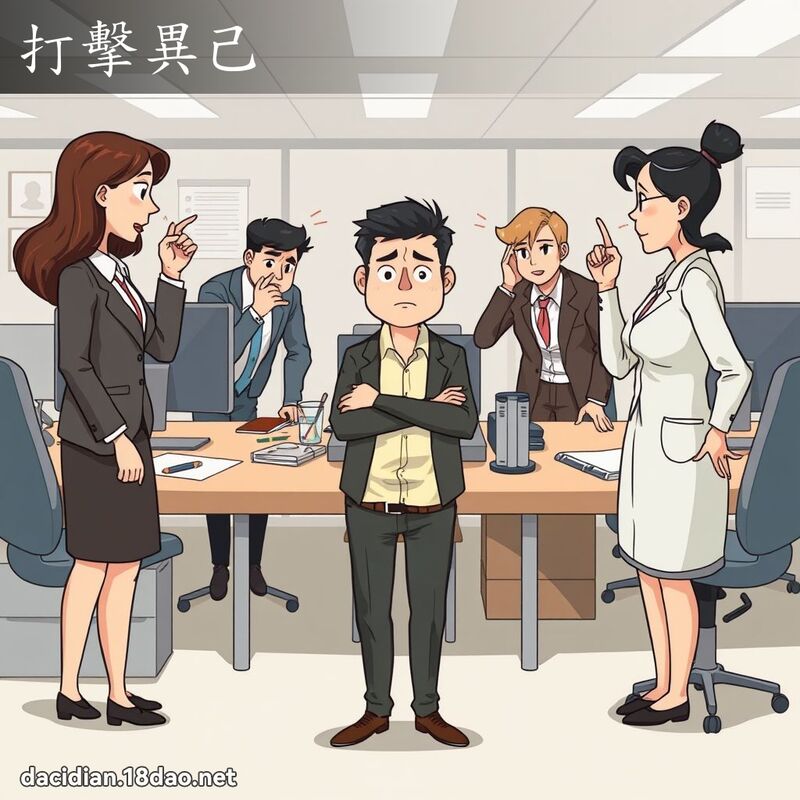 打击异己 - 国语大辞典配图