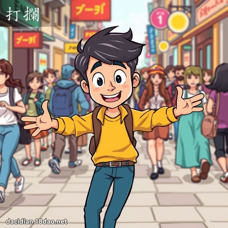 打攔 - 國語大辭典配圖