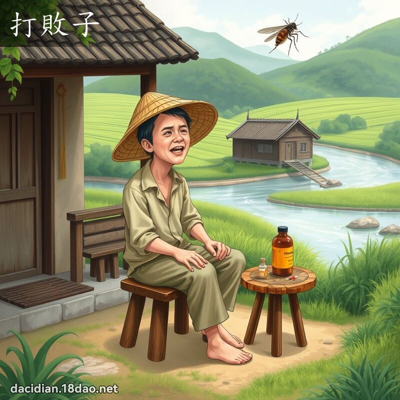 打败子 - 国语大辞典配图
