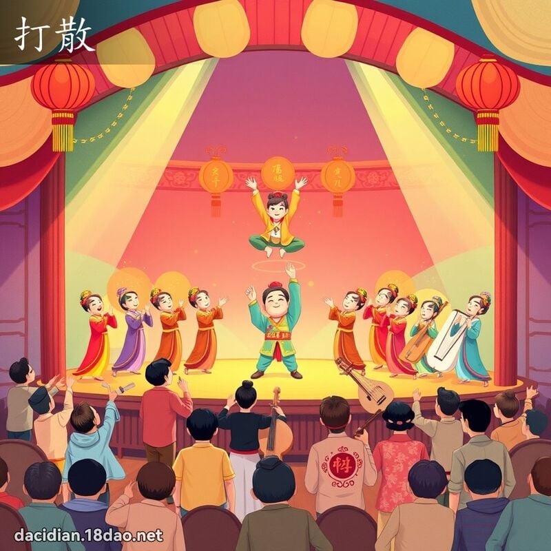 詞語: 打散 (多意詞)