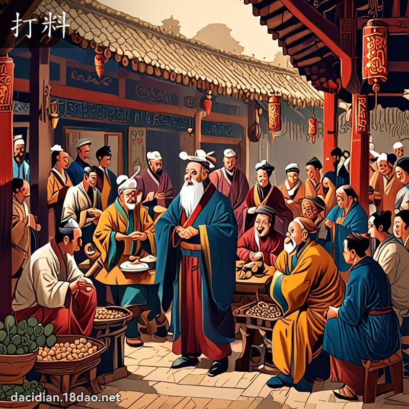 打料 - 國語大辭典配圖
