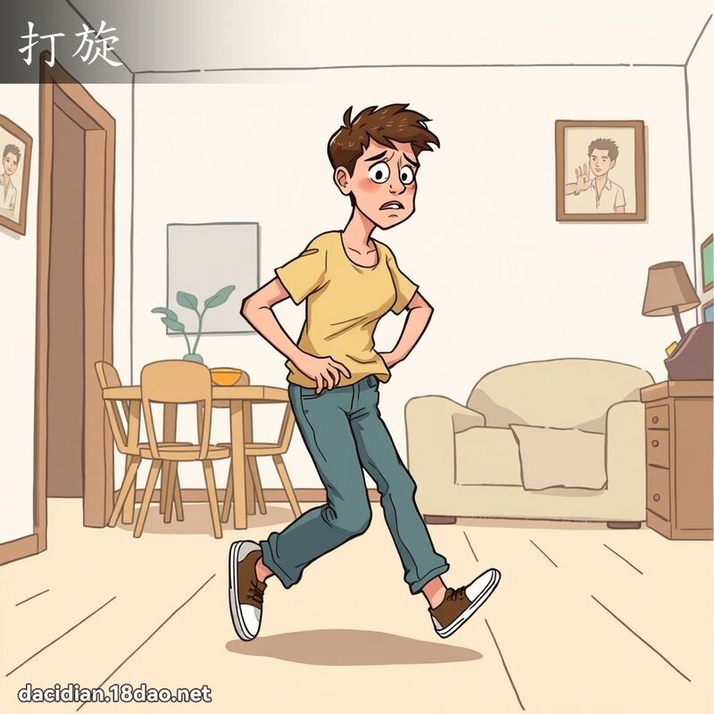 打旋 - 國語大辭典配圖