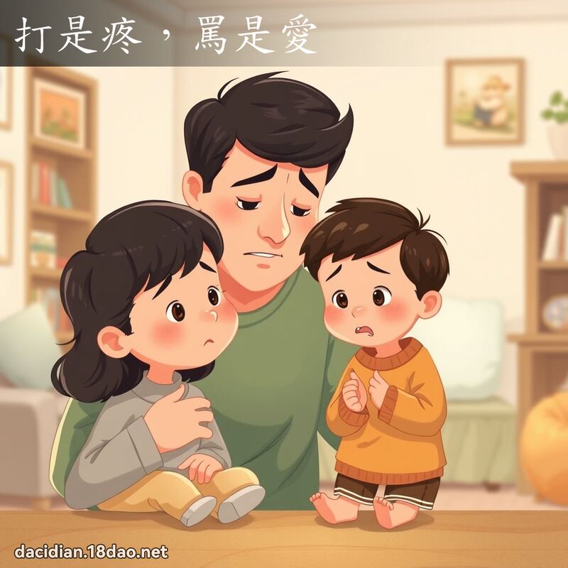 打是疼，罵是愛 - 國語大辭典配圖