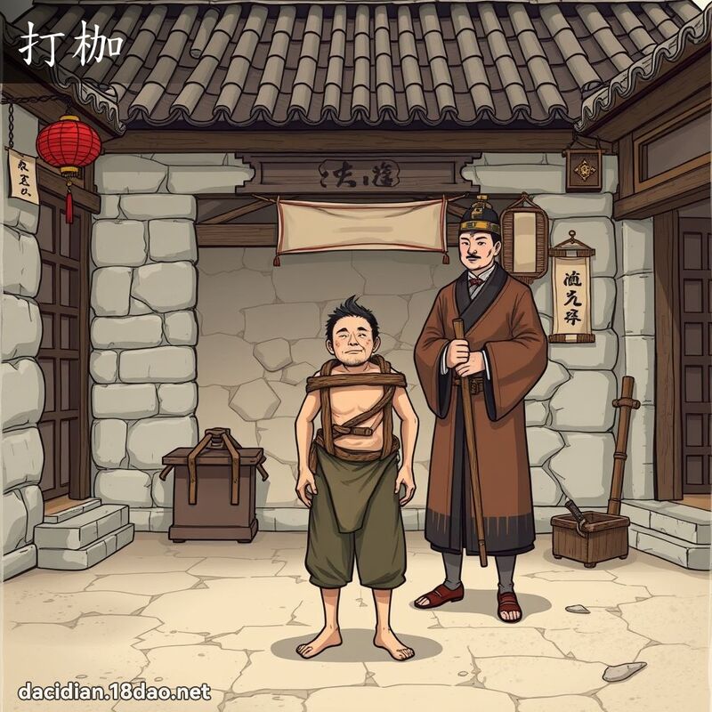 打枷 - 國語大辭典配圖