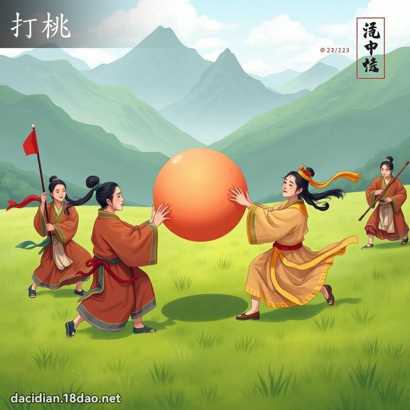 打桃 - 國語大辭典配圖