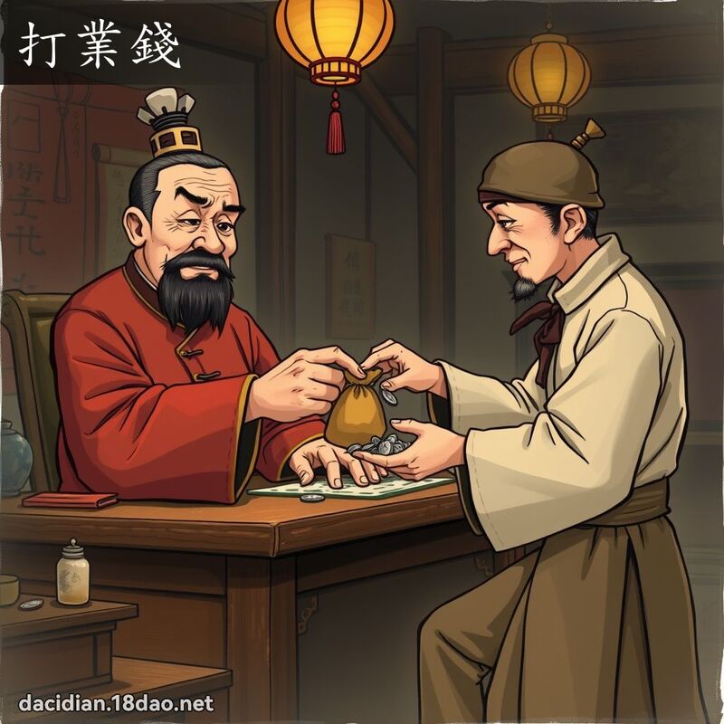 打业钱 - 国语大辞典配图