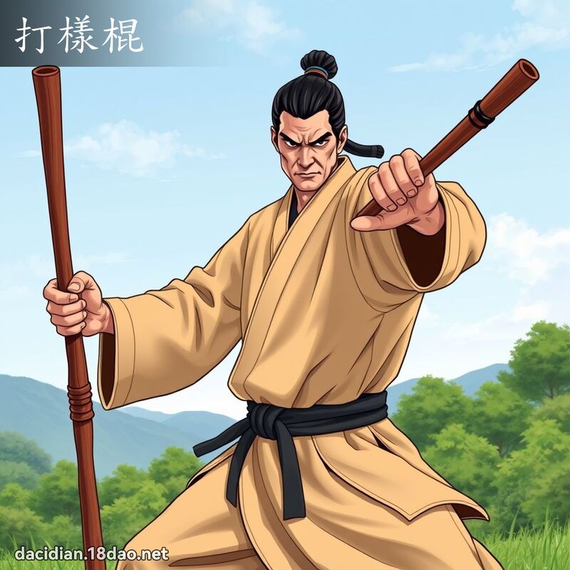 打样棍 - 国语大辞典配图