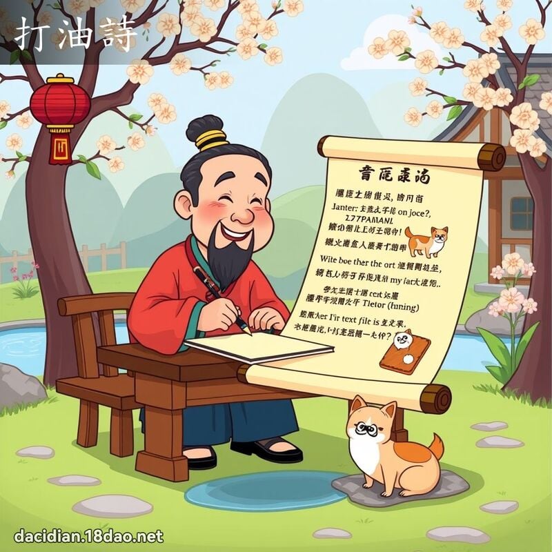 打油詩 - 國語大辭典配圖