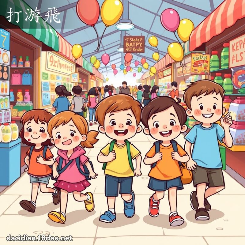 打游飞 - 国语大辞典配图