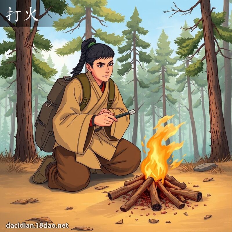 打火 - 國語大辭典配圖