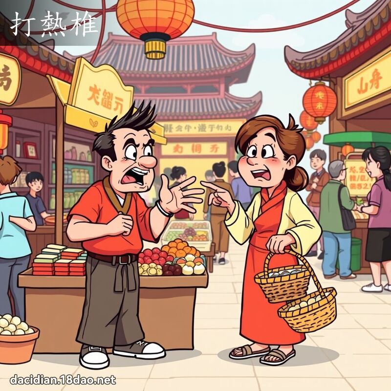 打热椎 - 国语大辞典配图