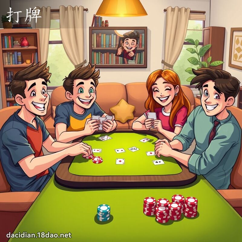 打牌 - 國語大辭典配圖