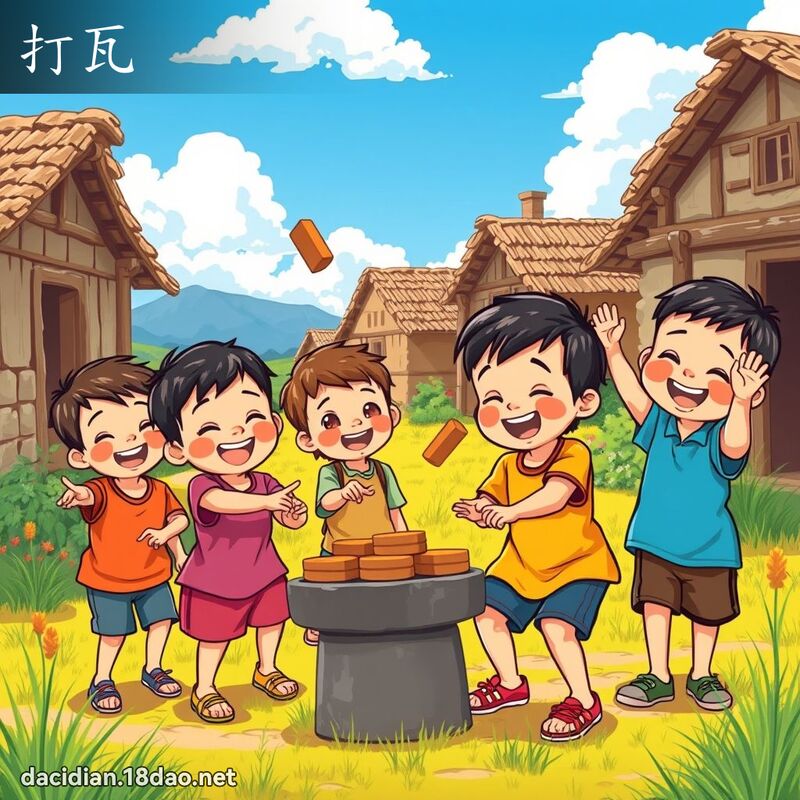 打瓦 - 国语大辞典配图