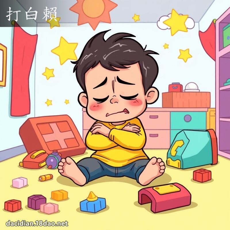 打白赖 - 国语大辞典配图
