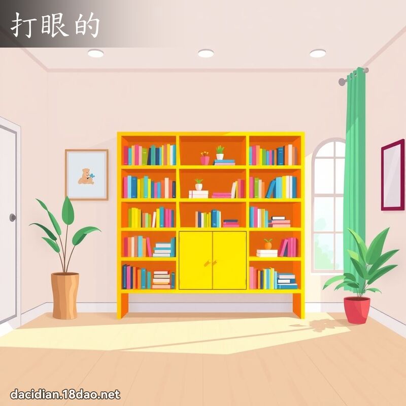 打眼的 - 國語大辭典配圖
